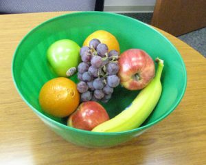 Bowl of healthy fruits