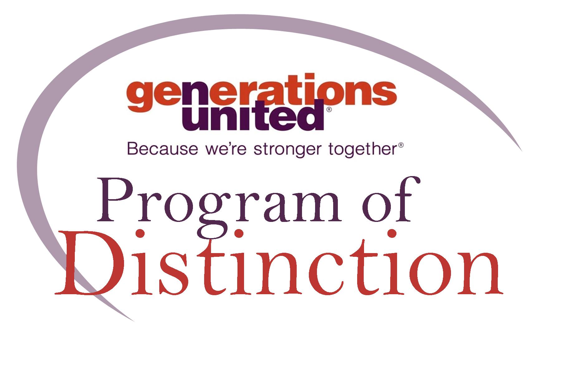 Generations United Program of Distinction 