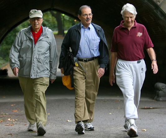 Older Male Adults Walking
